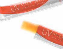 UVスティックゼリーのパッケージと形状
